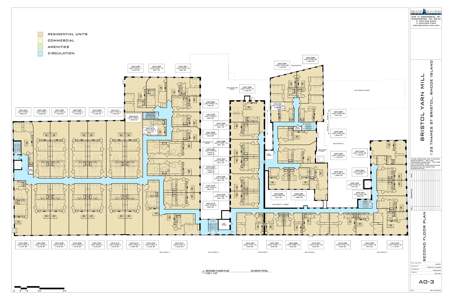 This is the proposed first-floor design, with 53 apartments, ranging from 600 to 1,800 square feet.
