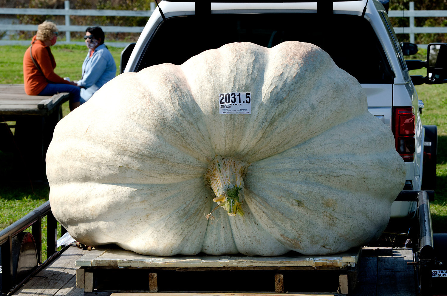 From last year’s weigh-off — Rhode Island grower Joe Jutras's entry weighed 2,031.5 pounds.