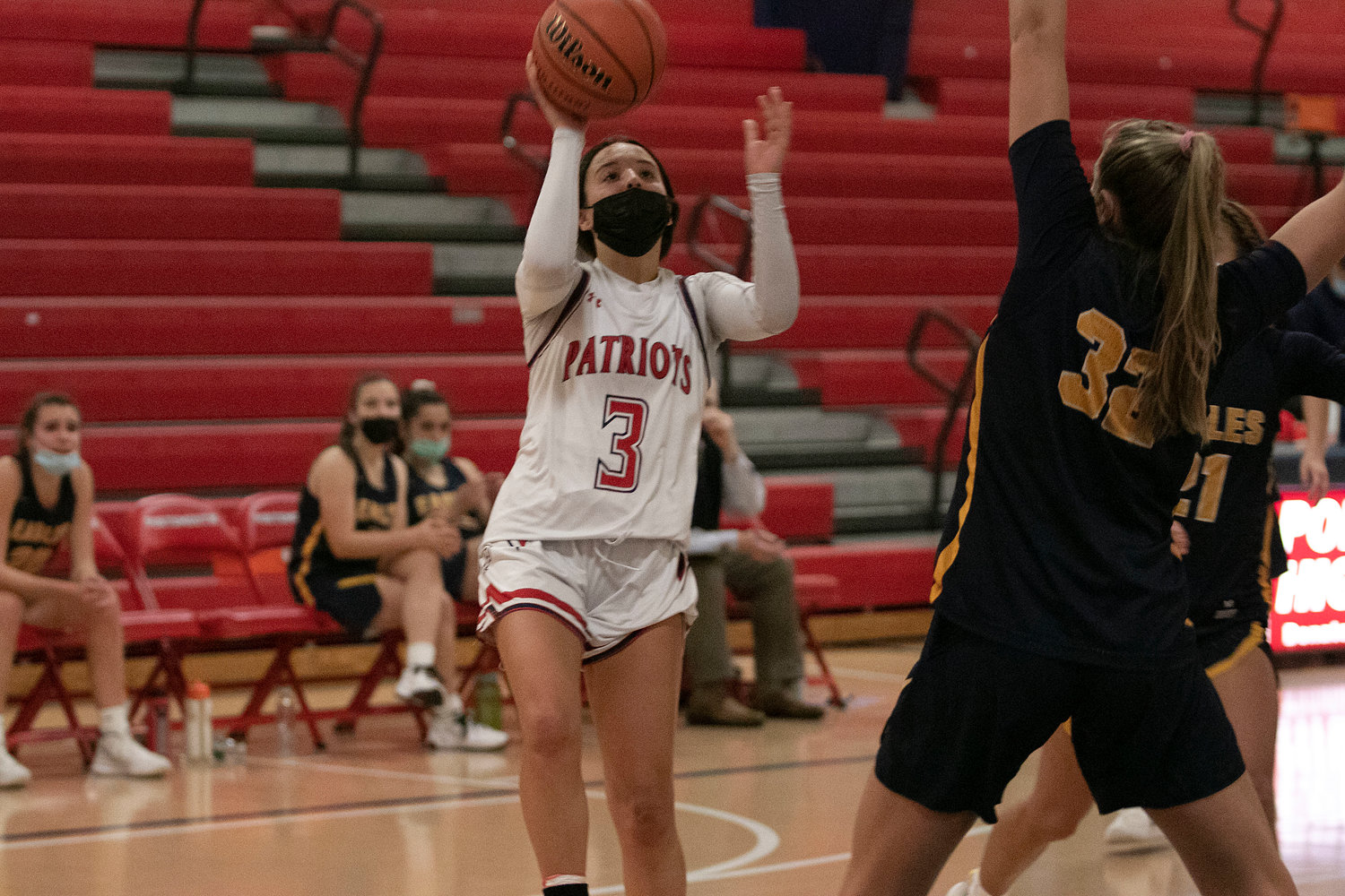 Olivia Durant shoots a jumper in the first half.