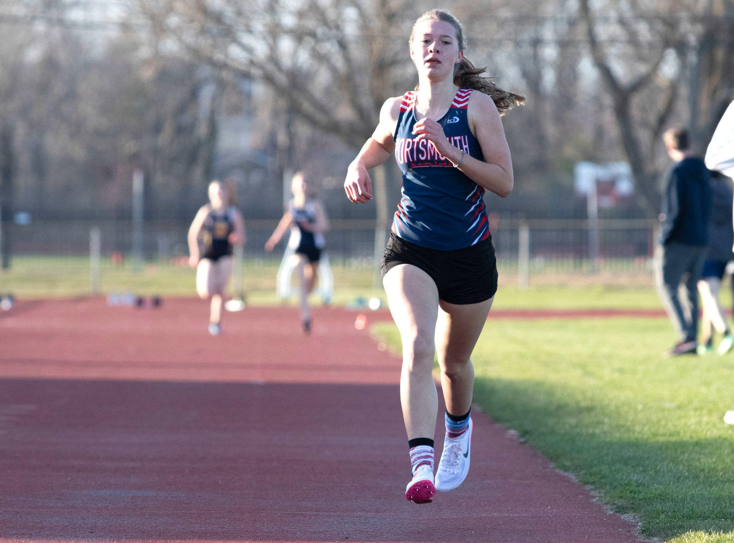 Addison May of PHS took first place in the girls’ 1,500-meter.