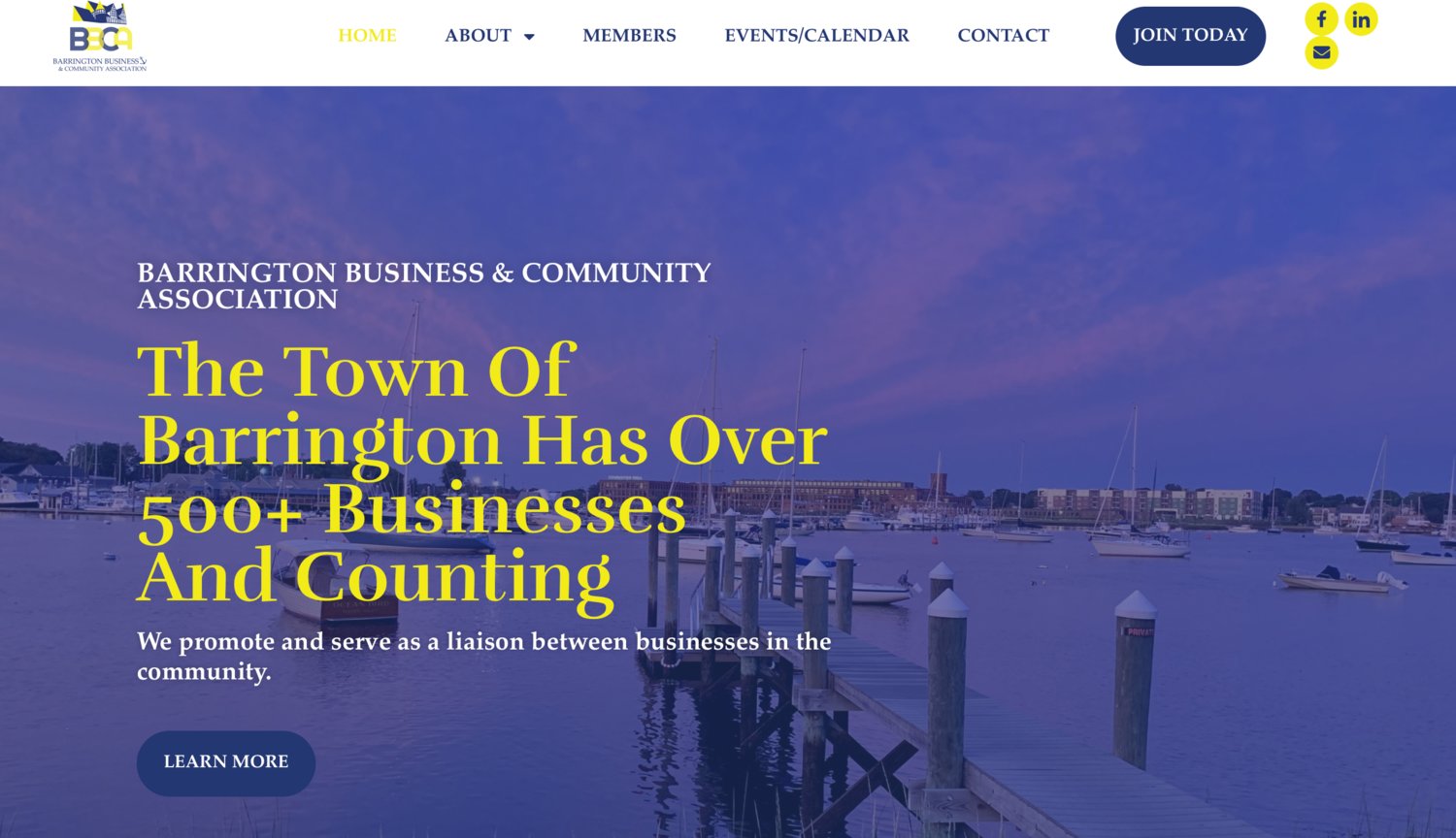 The Barrington Business and Community Association has developed a new website and is planning some exciting events for this summer.