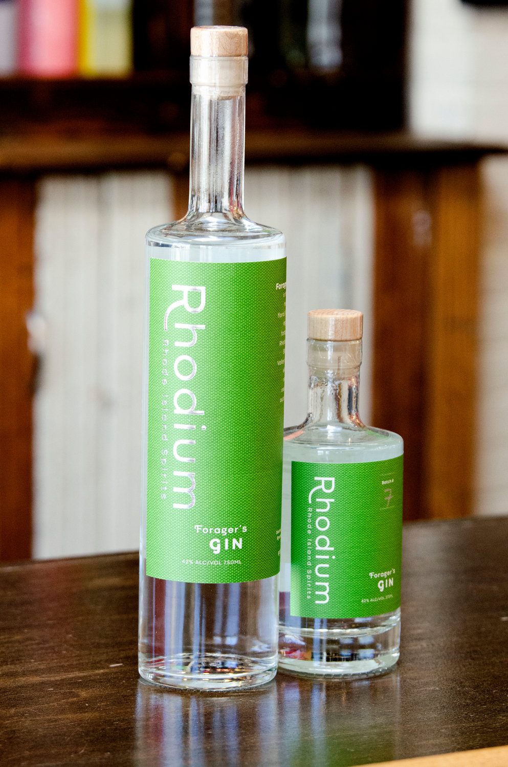 The Rhodium Forager’s Gin, which won a gold medal a few weeks ago, was the first spirit distilled by Rhode Island Spirits. Its name speaks to the recipe, which relies on ingredients wild foraged from the natural world, blended with ingredients sourced from local farms.