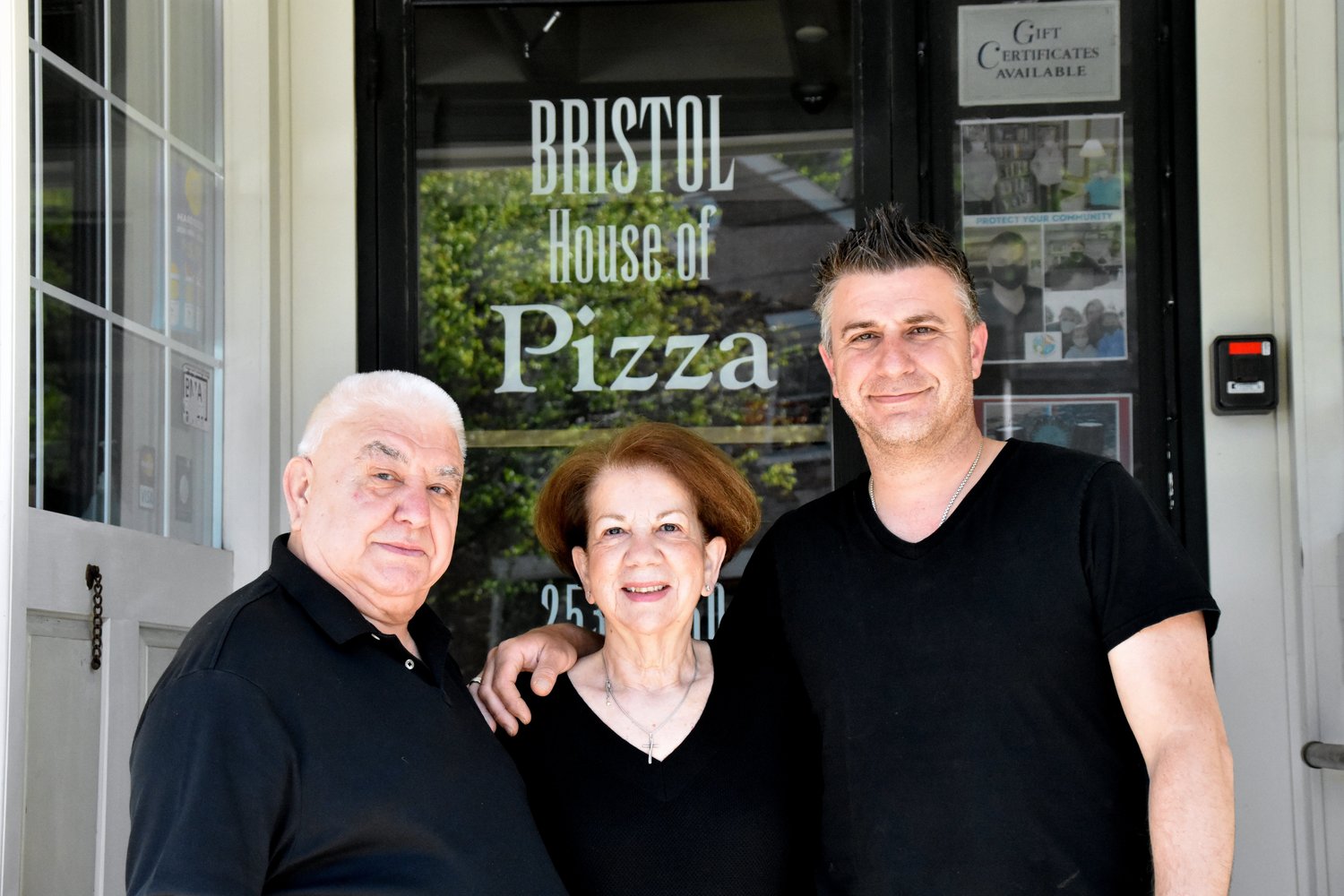 George, Tula and Greg Gatos celebrated Bristol House of Pizza's 45th anniversary recently. Together, they say it's been a great and most enjoyable experience interacting with the general public.
