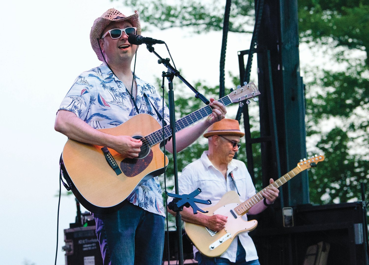 Andre Arsenault & Friends perform on opening night of the Bristol Fourth of July Concert Series this Sunday, June 19
