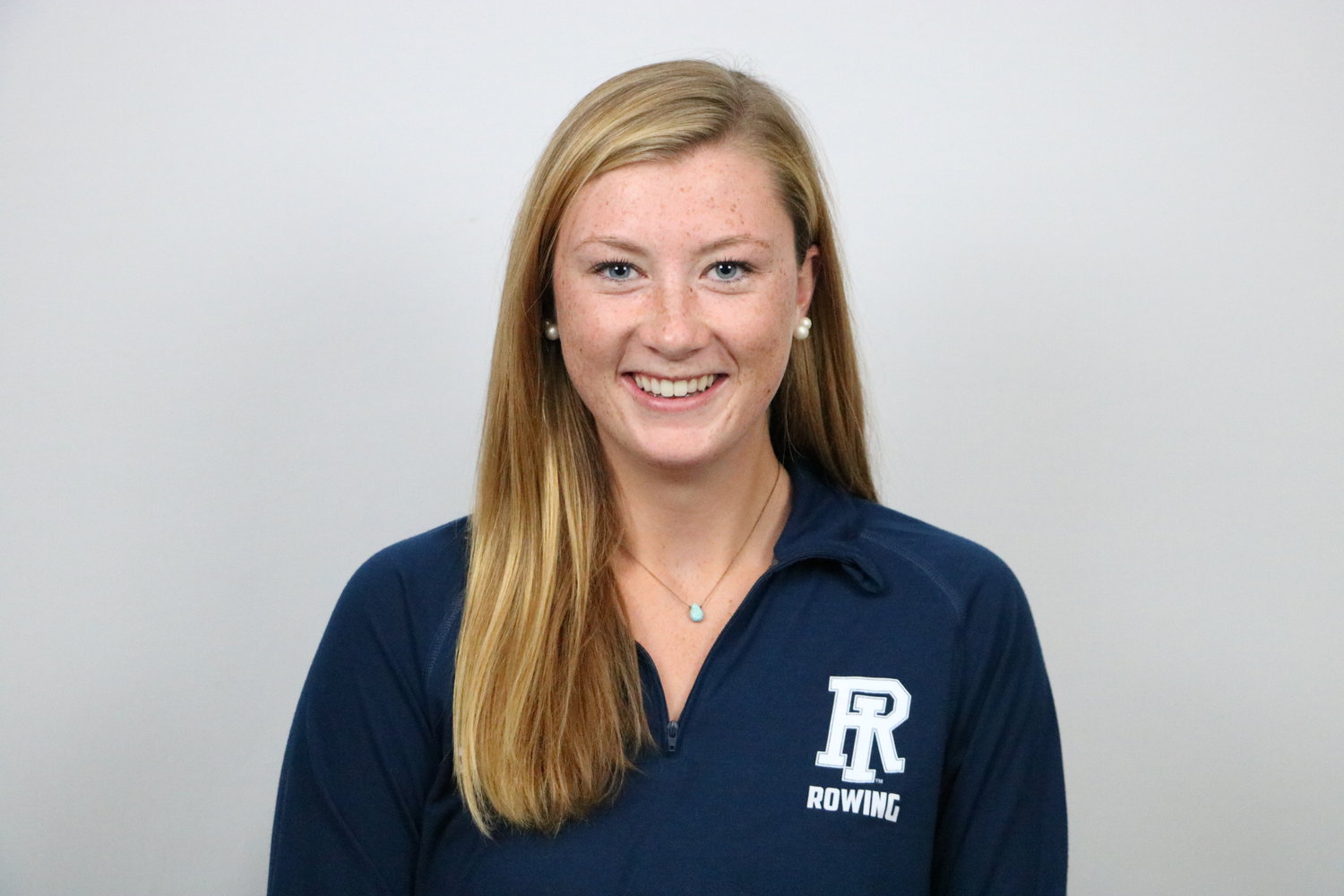 As a freshman, Julia Fortin rowed in the bow seat on URI’s Varsity 4 boat that placed 19th in its flight at the NCAA championships.