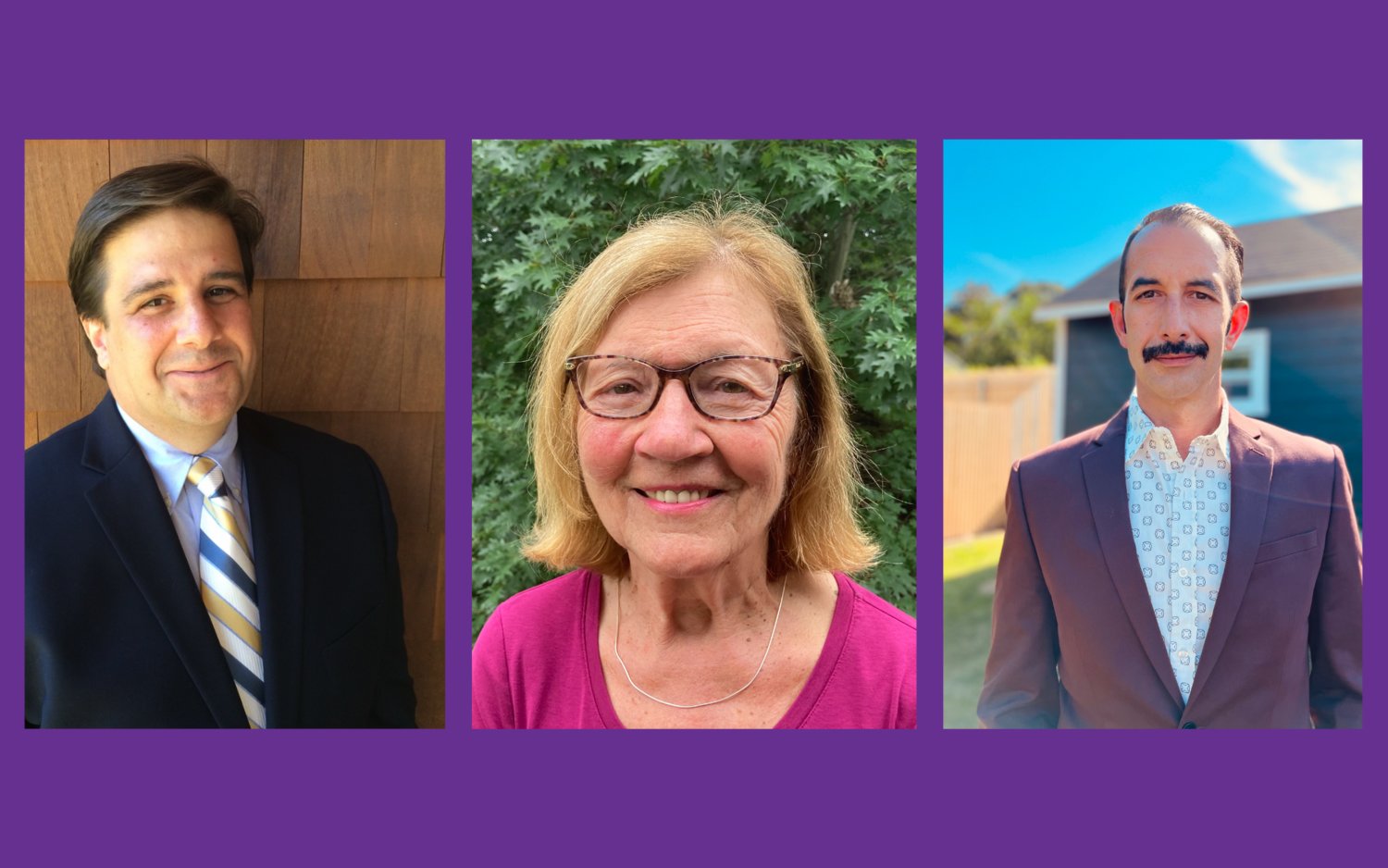 Jarrod Hazard, Nancy Fritz, and Kyle Jackson are competing for one seat on the Bristol Warren Regional School Committee.