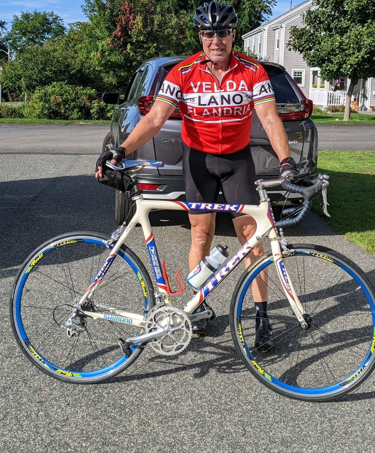 Mich Myette, a Bristol resident and avid cyclist, was severely injured following a collision on the East Bay Bike Path in Warren last month. After the other rider vanished, he is looking for answers.
