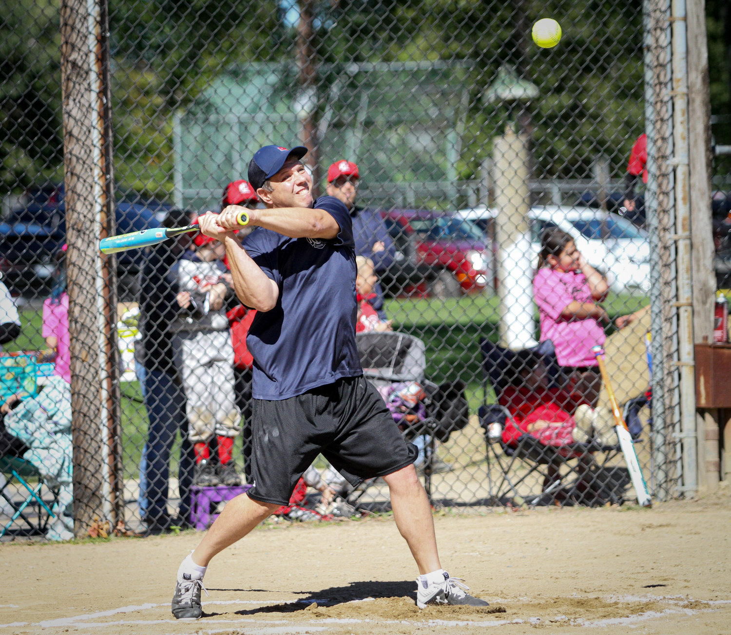 EPFD Captain Doug Drainville connects at the plate