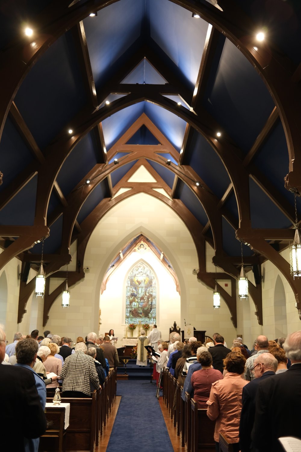 Restoring the 175-year-old church’s interior was the final phase of the five-year project.
