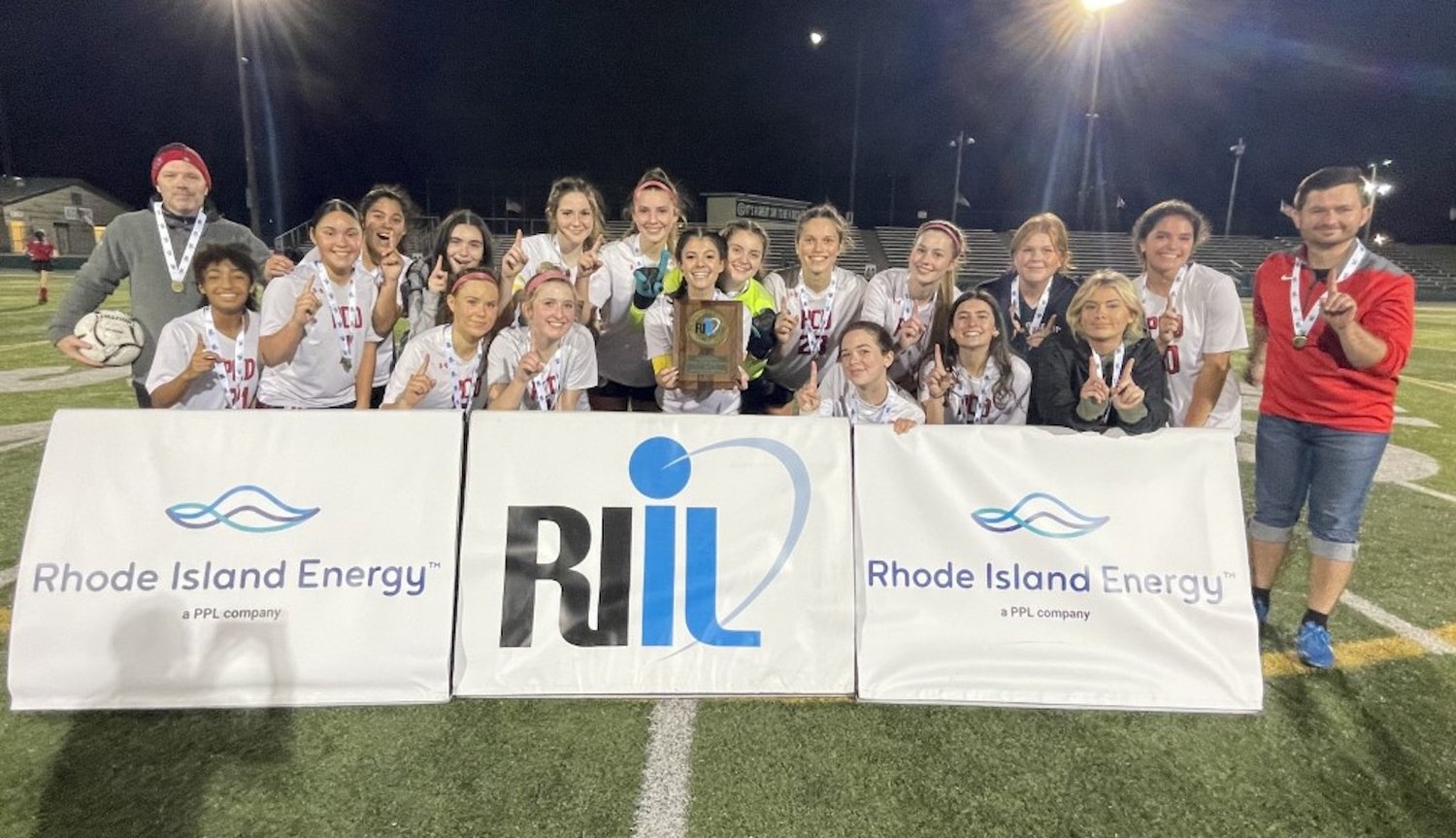 The 2022 PCD Division IV girls' soccer champions.