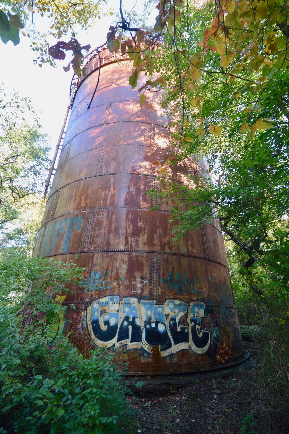 Luce has contacted the art department at Portsmouth High School to see if any students would be interested in painting a mural over the graffiti on the old water tower.