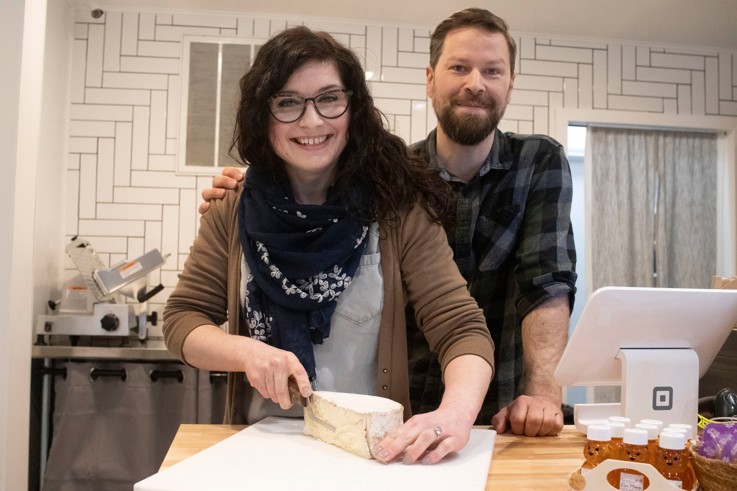 Rind owners Ashley LaPlante and Tim Fichera worked together in restaurants for more than 20 years and recently opened a new cheese shop in Barrington.
