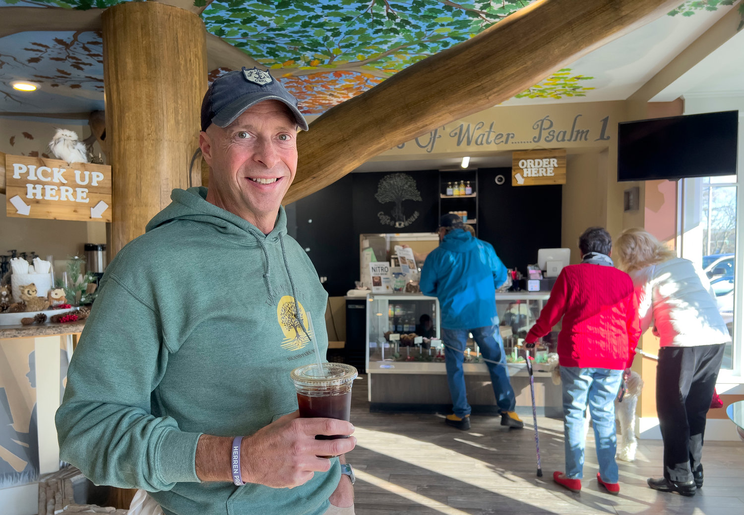 “The state and federal governments did a lot to keep the restaurant industry going over the last three years,” said Mike MacFarlane, who owns three restaurants along Park Avenue. (Pictured here at Thriving Tree Coffee House.)