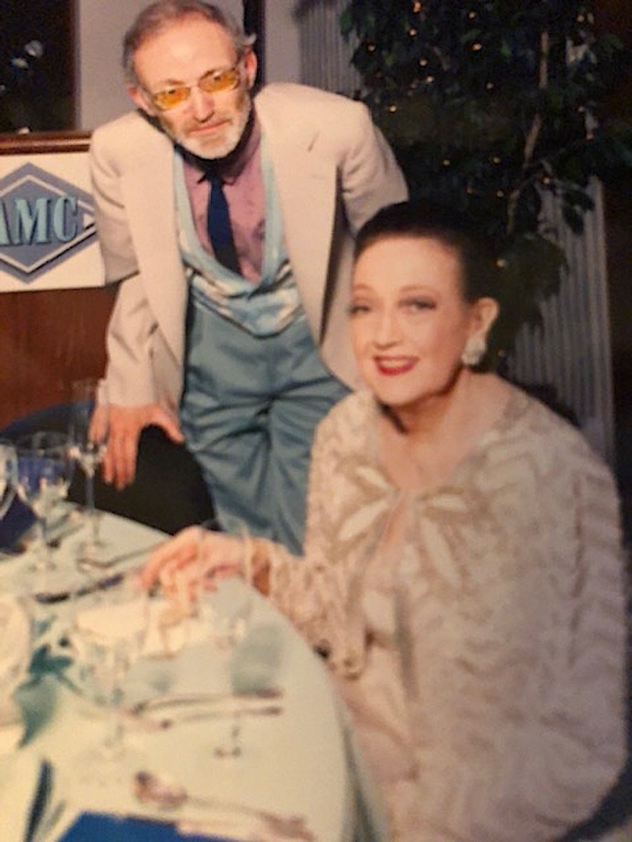 The author with Dorothy Lamour.