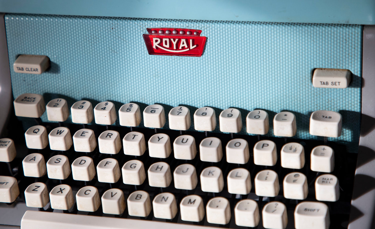 This Royal typewriter is one of Alayne’s favorites. Similar to one her grandmother used to type recipes on index cards, it is the cornerstone of her collection.