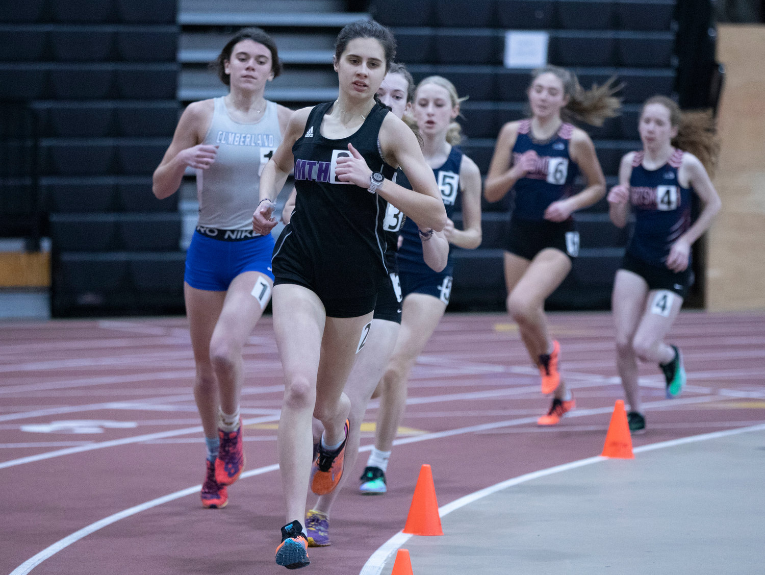 Jessica Deal scored 28 points for the Huskies, winning gold in the 3000-meter and the 1500-meter runs. She also placed second in the 1000-meter run.