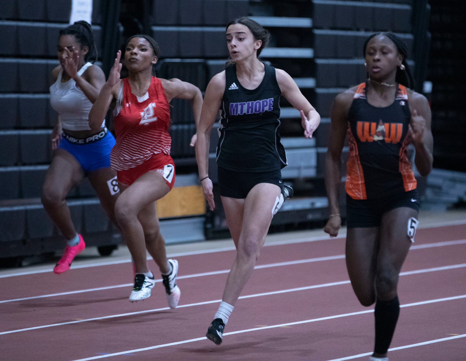 Thea Jackson, a sprinter, tallied 17 points and placed fourth in the 55-meter hurdles, second in the 55-meter run and fifth in the long jump.