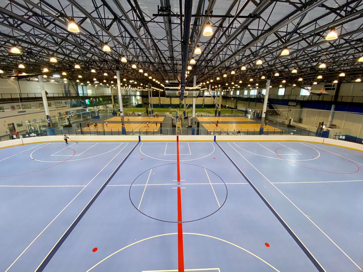 The Longplex Family & Sports Center covers 200,000 feet of indoor space in Tiverton's Industrial Park.