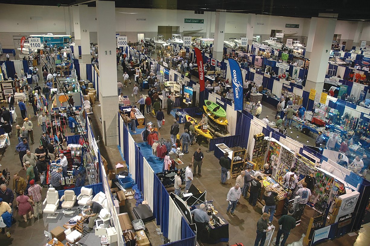 The New England Saltwater Fishing Show takes places March 10-12 at the Rhode Island Convention Center, with 300 booths and free seminars.
