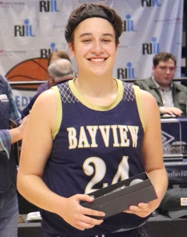 Siera Baptista was Bay View's player of the game in the Bengals' 42-40 overtime win against North Kingstown for the state title.