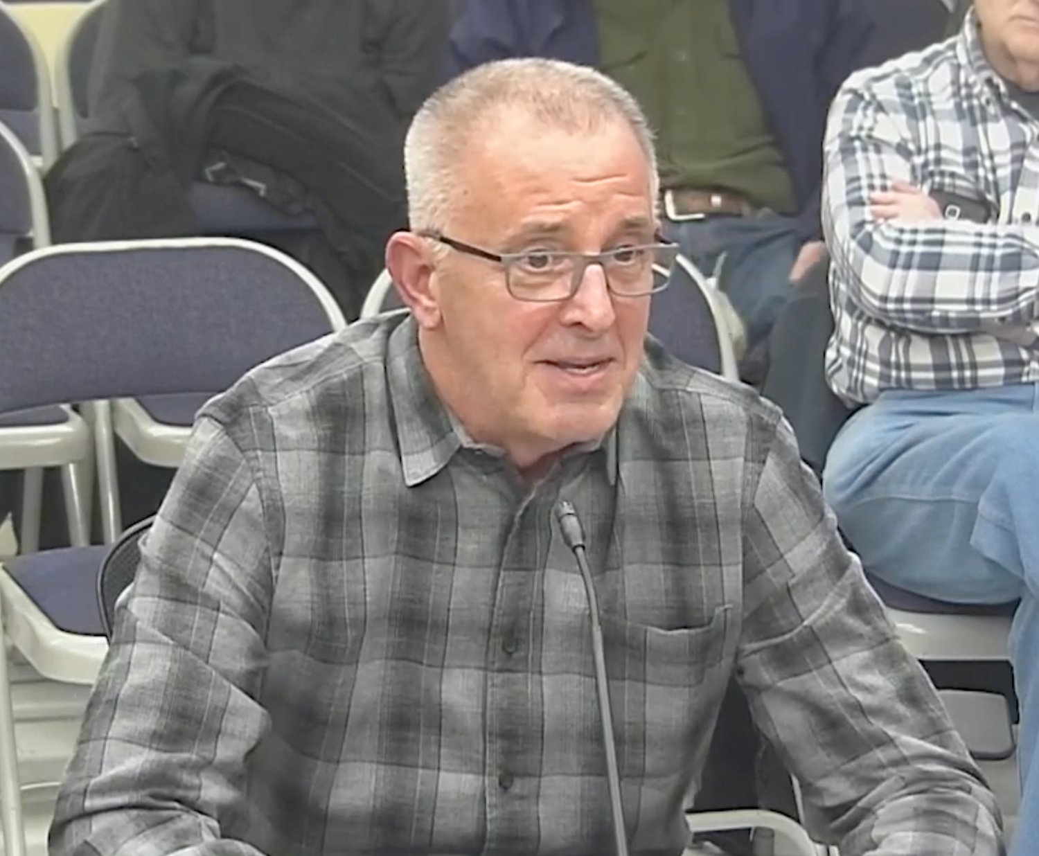 Roger Menard explained his resignation at a meeting of the Westport Select Board earlier this month.