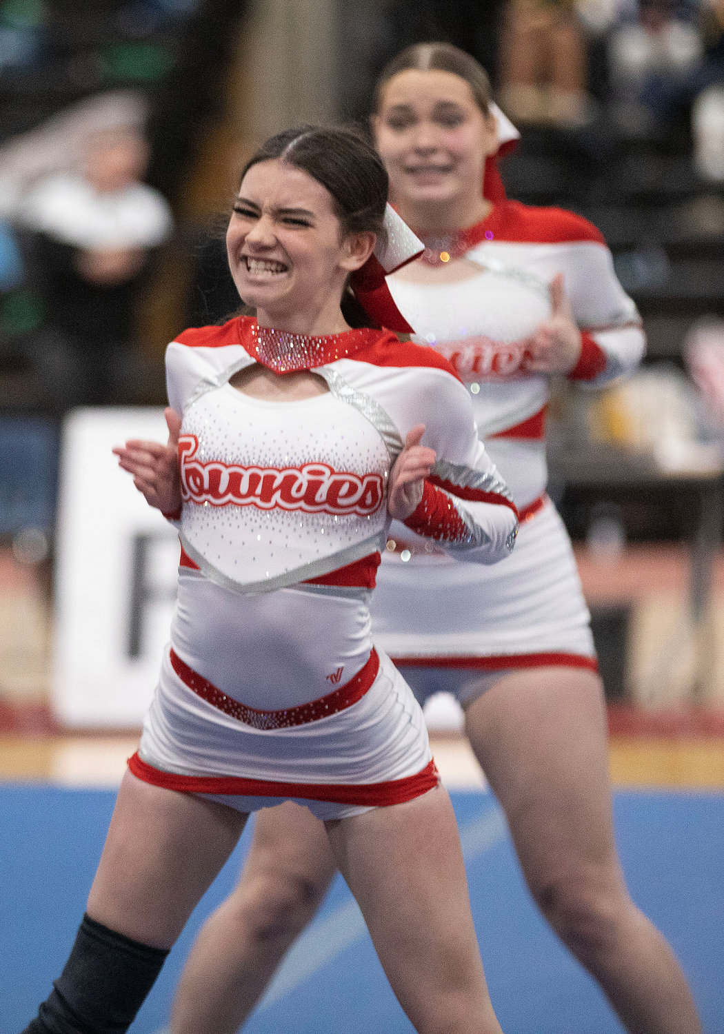 Mackenzie Pacheco performs during the dance portion of the Townies routine.