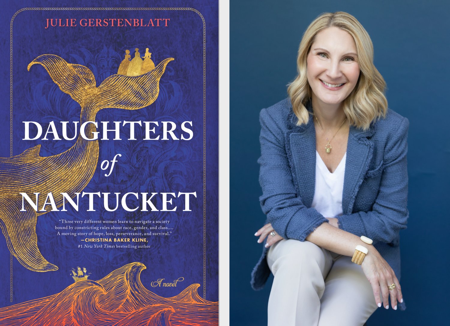 Julie Gerstenblatt will sign copies of her debut novel “Daughters of Nantucket” at a special event at Inkfish Books in Warren on Thursday.