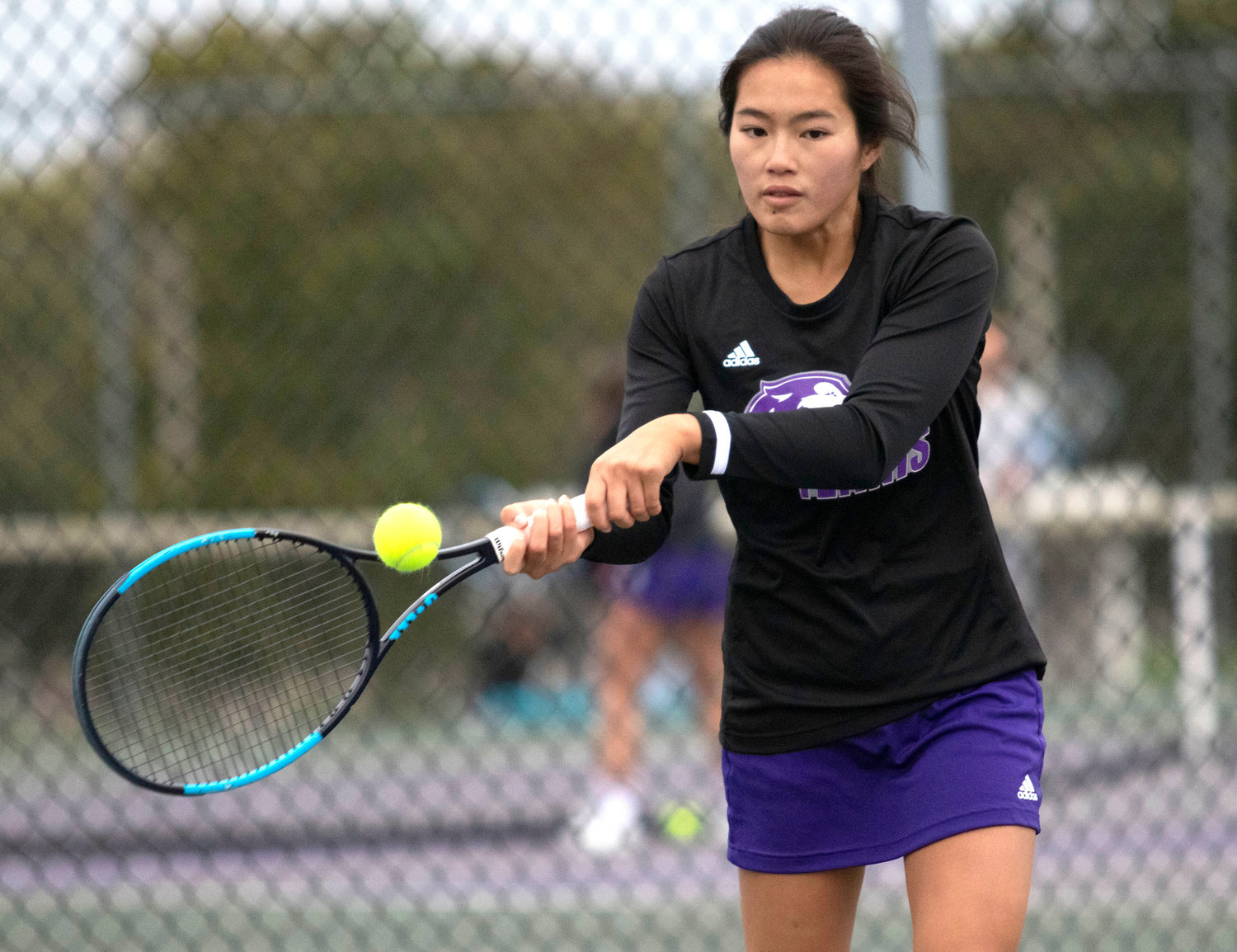 Tennis first singles player Elsa White was named All State and All Division and was awarded Huskies MVP at awards night. The junior compiled a 10-2 record during the regular season and never got to finish her only playoff match.