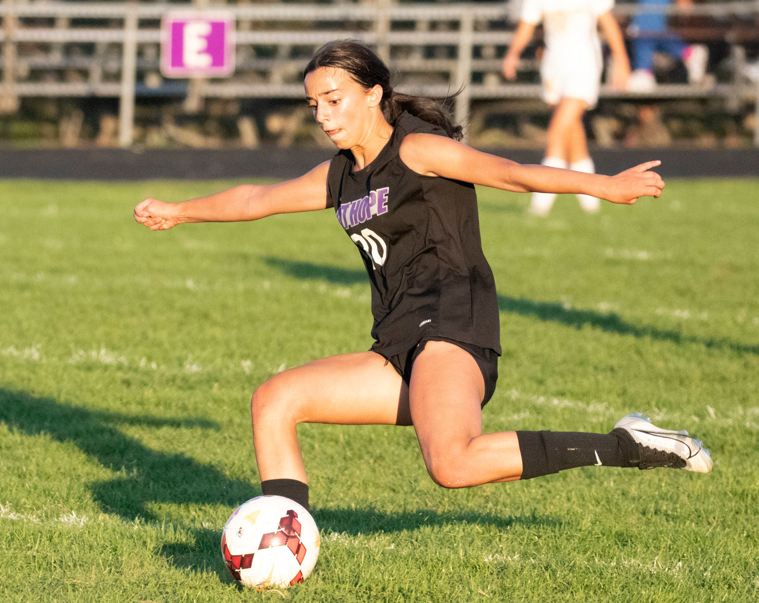 Thea Jackson was named first team All State. Jackson a freshman striker for the girls soccer team was the Division I scoring leader with 23 goals and 8 assists.