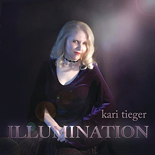 Kari Tieger, as seen on the cover of her “Illumination” CD.