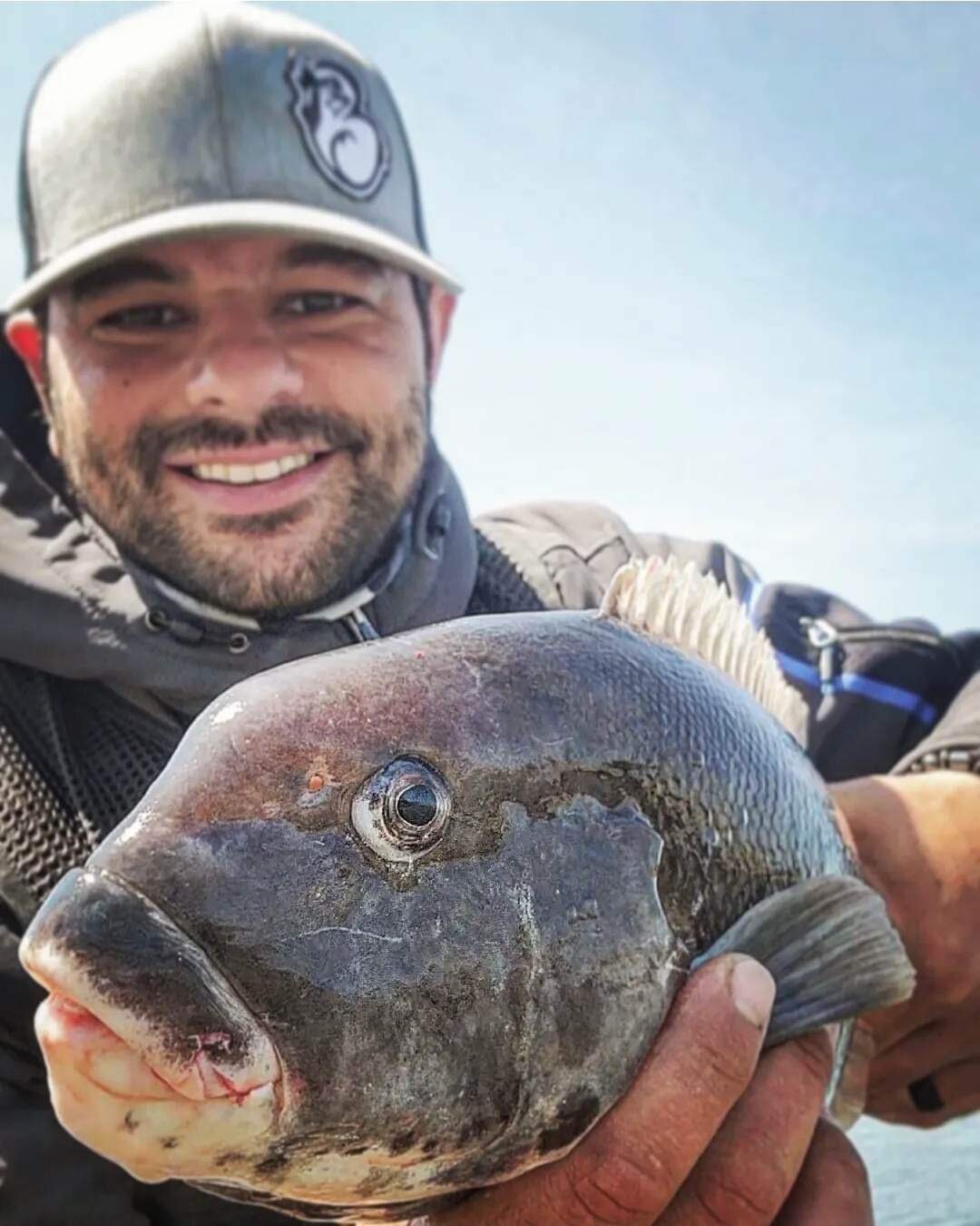“The tautog bite is good on the Taunton River, like this keeper caught by Brian Andrade,” said Dave Henault of Ocean State Tackle.