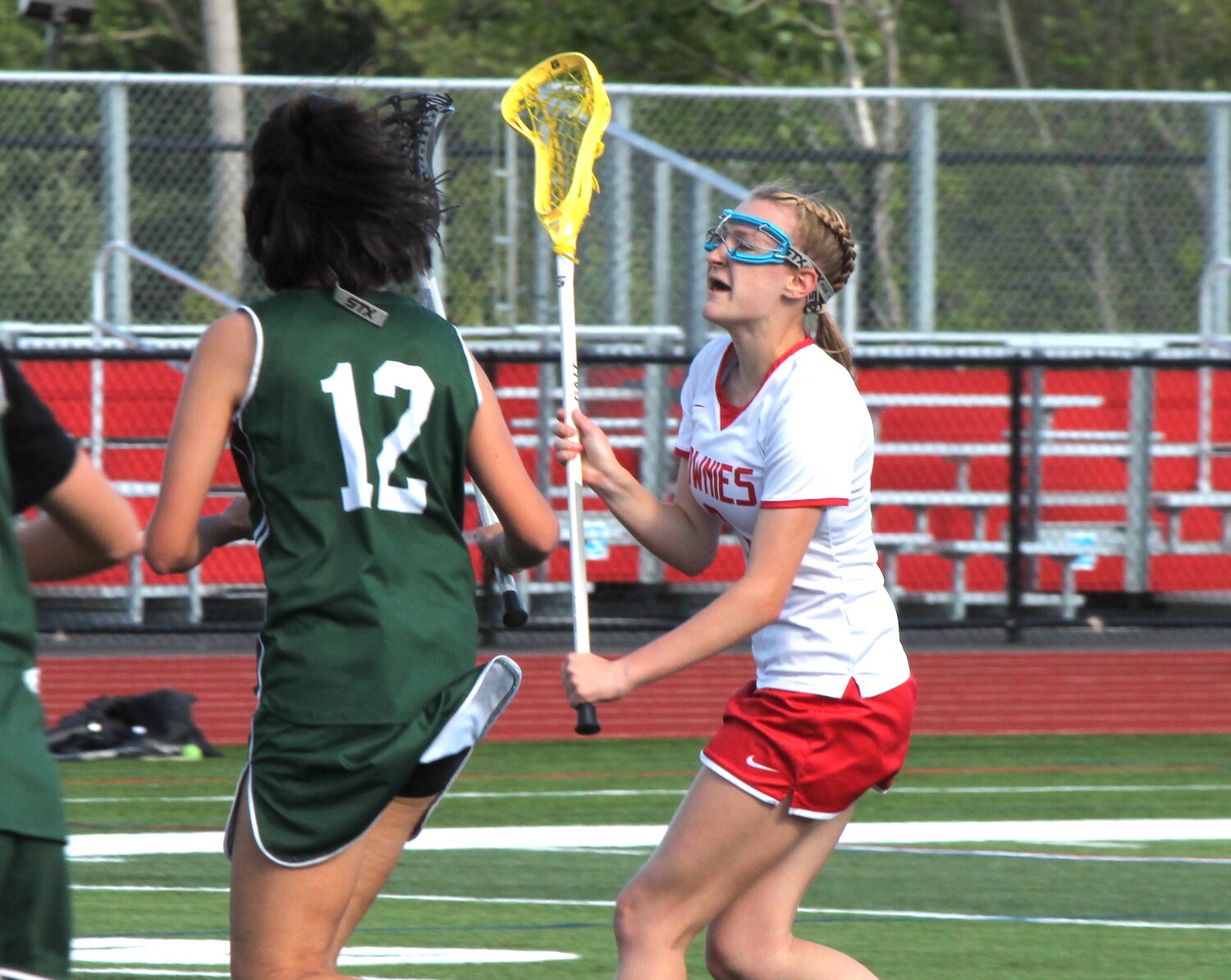 Abigail Leddy scored a goal for the Townies in their win over the 'Bolts.