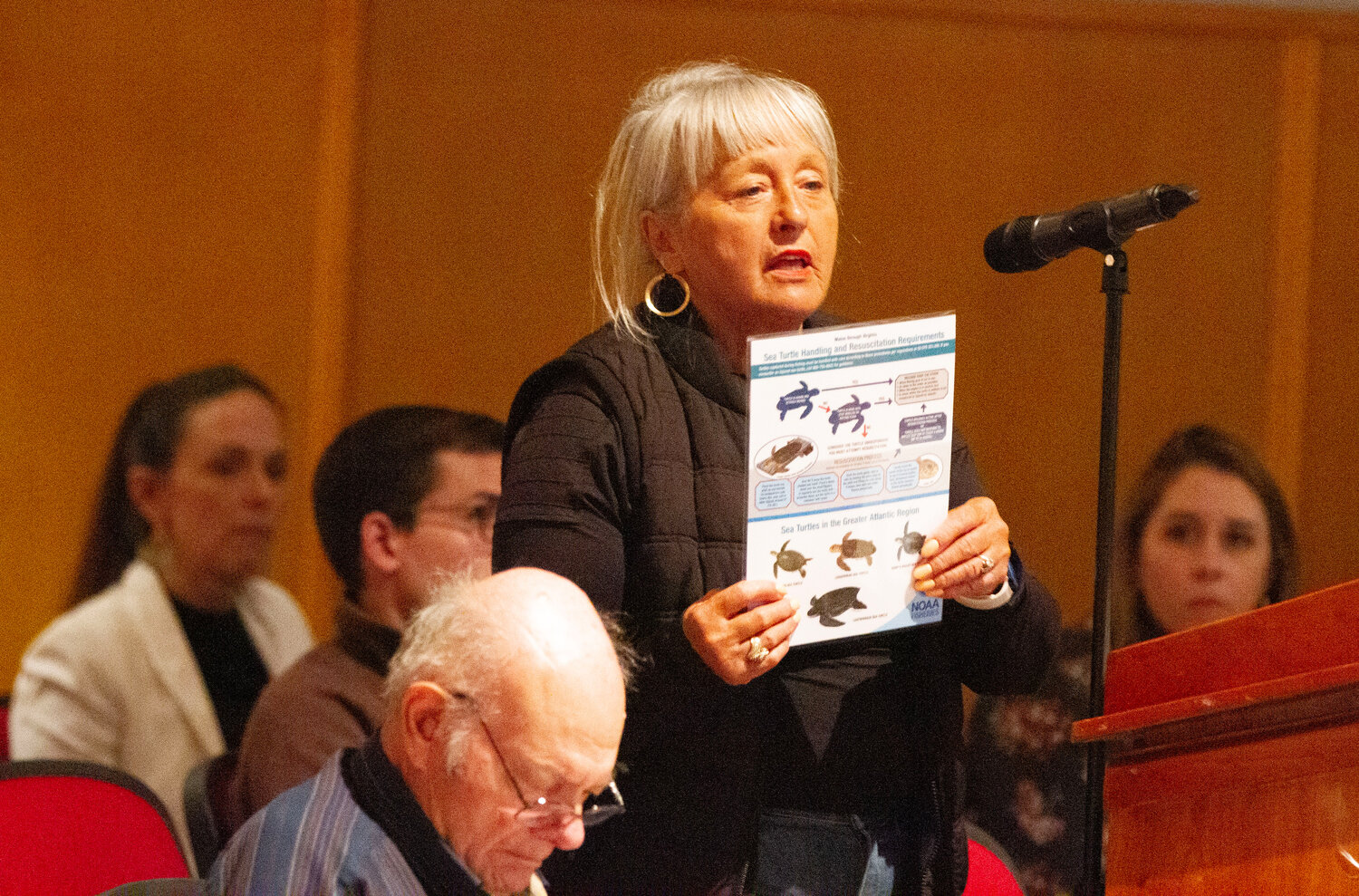 Local resident Carol Mello said the project will greatly harm the local commercial fishing industry.