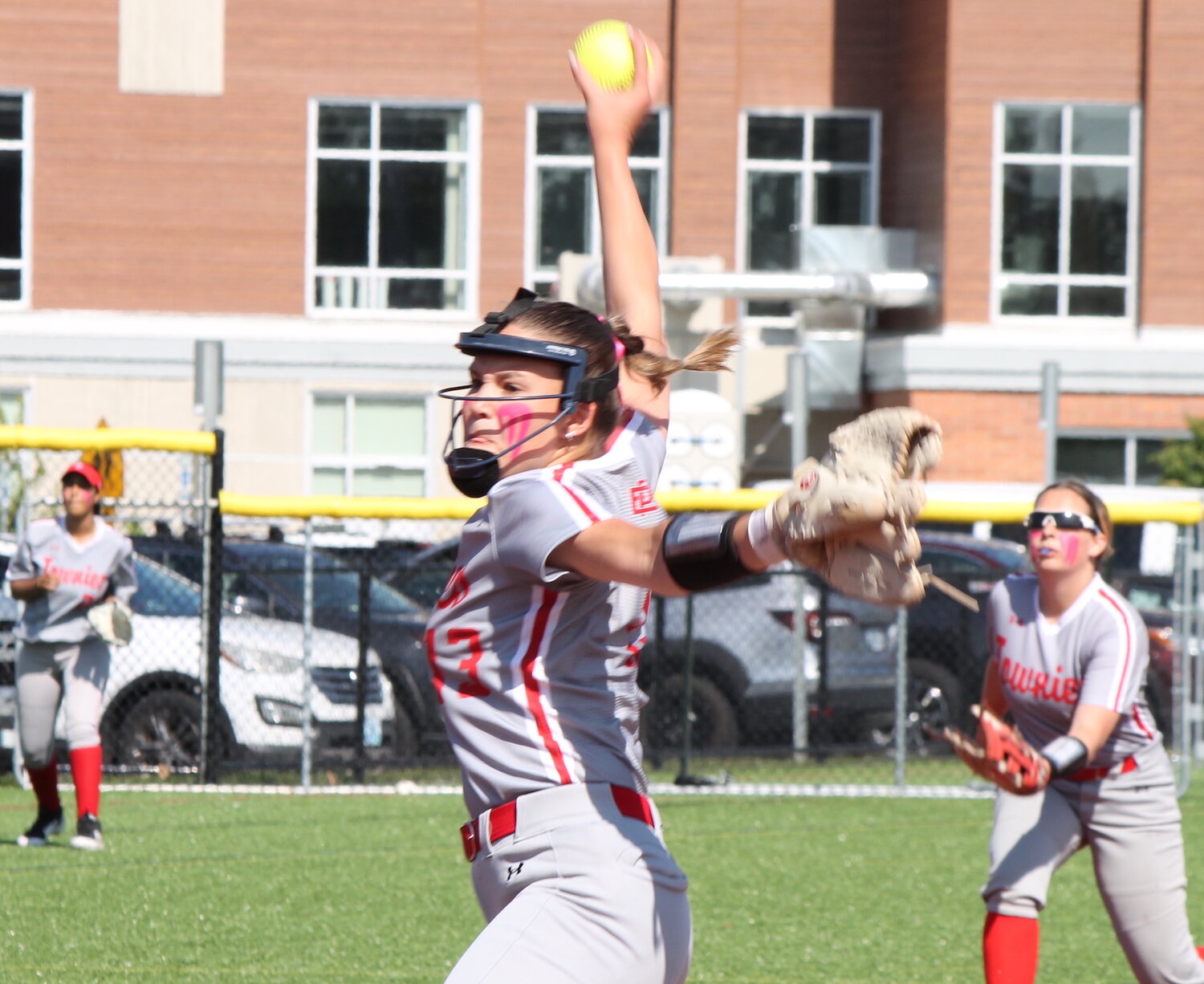 Keira Quadros struck out 10 batters in the Townies' 1-0 season-ending loss to Cumberland in the 2023 Division I playoffs.