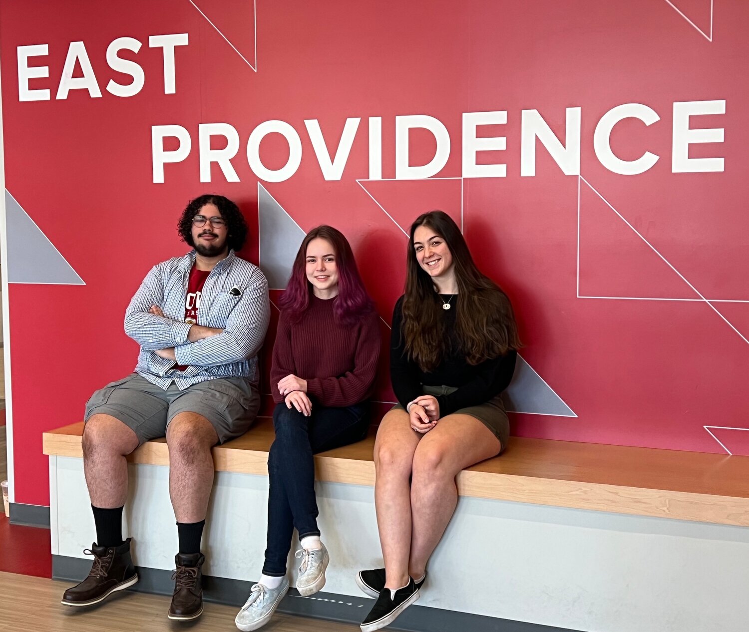 The top three students academically in the East Providence High School Class of 2023 — (from left to right) salutatorian Benjamin Fortin, valedictorian Gayatri Buchta and Camryn Correira, the uniquely East Providence avedatorian — will lead their mates through commencement exercises Friday, June 2, at Pierce Memorial Stadium. The ceremony begins at 6:30 p.m.