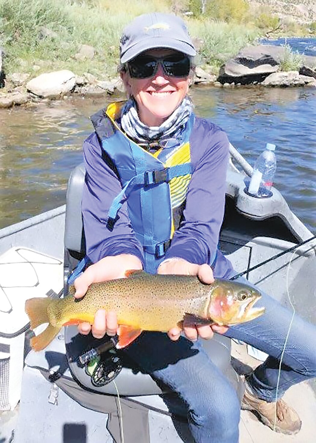 Susan Estabrook is coordinating a Women’s Introductory Fly Fishing Clinic on Sept. 23. The Clinic is sponsored by RI Trout Unlimited in collaboration with the South Kingstown Land Trust.