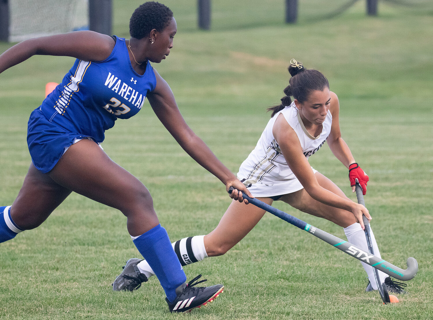 Wildcats’ senior captain Avery Avila leads the team with her gritty, tenacious play on the field. Westport beat Wareham 6-0 during a home game on Tuesday afternoon. The Wildcats are currently 3-0.