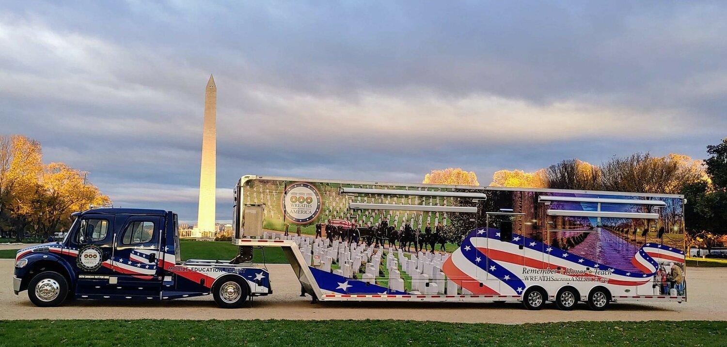 The Wreaths Across America’s Mobile Education Exhibit is coming to Portsmouth on Tuesday, Oct. 24. It will be stationed at Clements’ Marketplace from 10 a.m. to 4 p.m.