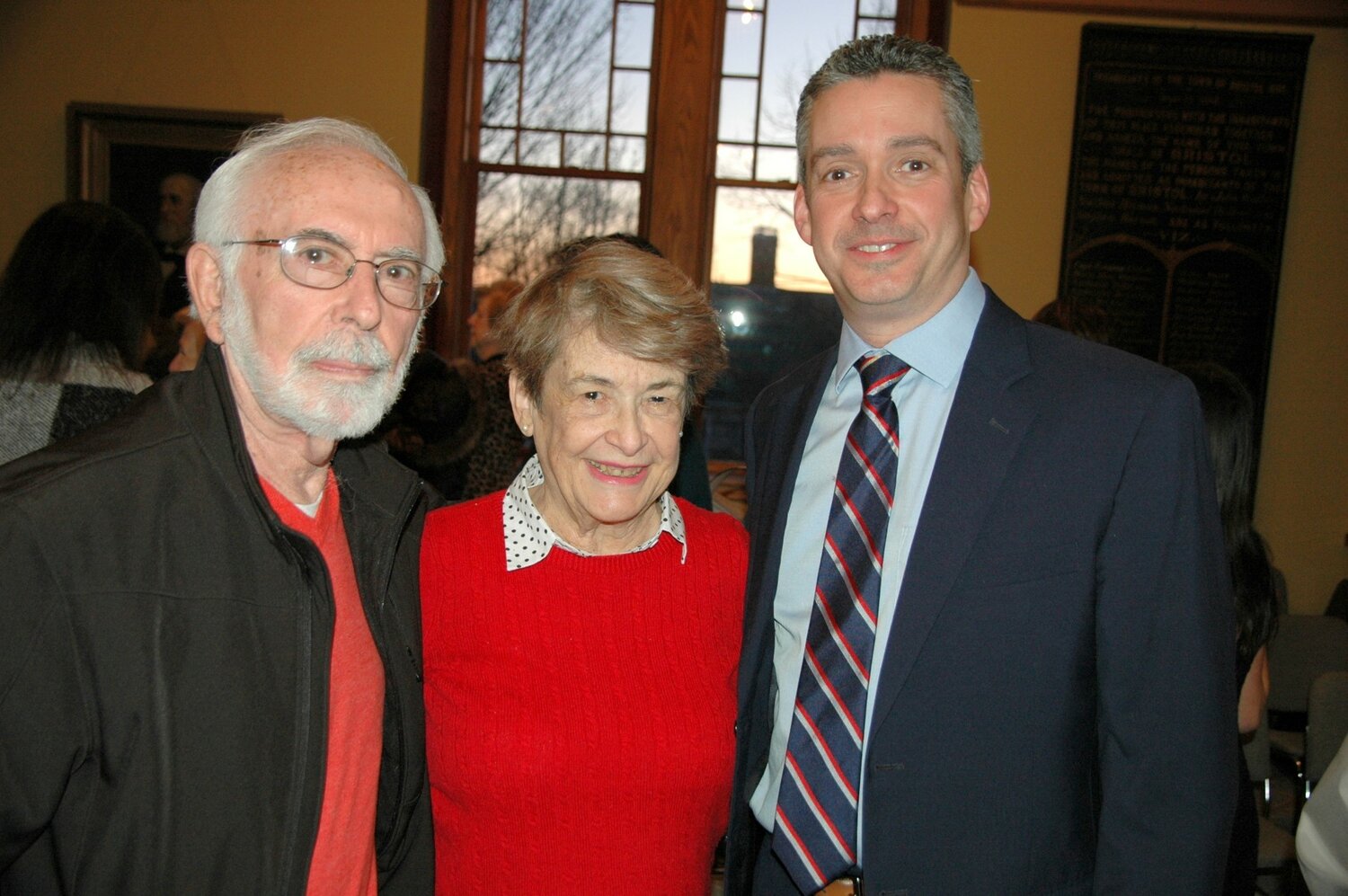 The late Leo Contente (left) seen here with wife Barbara and son Steve, was proud of his Portuguese heritage and his contributions to his beloved community.