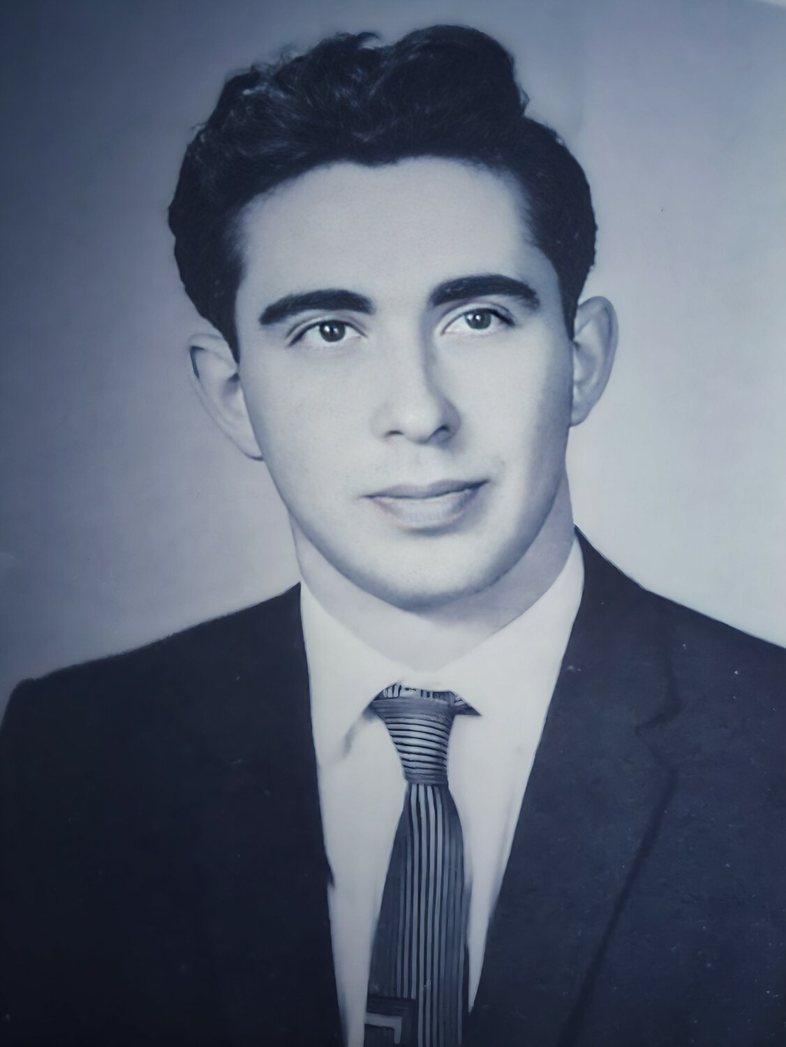 A young Leo Contente in 1959 when he graduated from Colt Memorial High School.