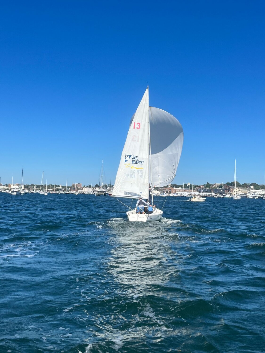Members of the Barrington High School sailing team will compete for a national title next month.