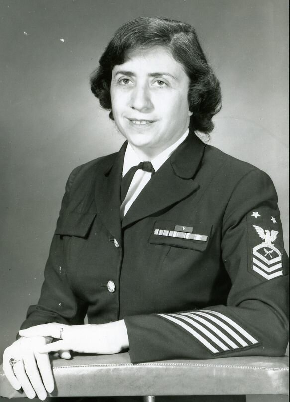 In 1959 while serving at the Naval War College, Master Chief Petty Officer Anna Der-Vartanian became the first woman in the U.S. Armed Forces to be promoted to the grade of E-9. A street in the Navy housing complex at Melville will be renamed in her honor later this month.
