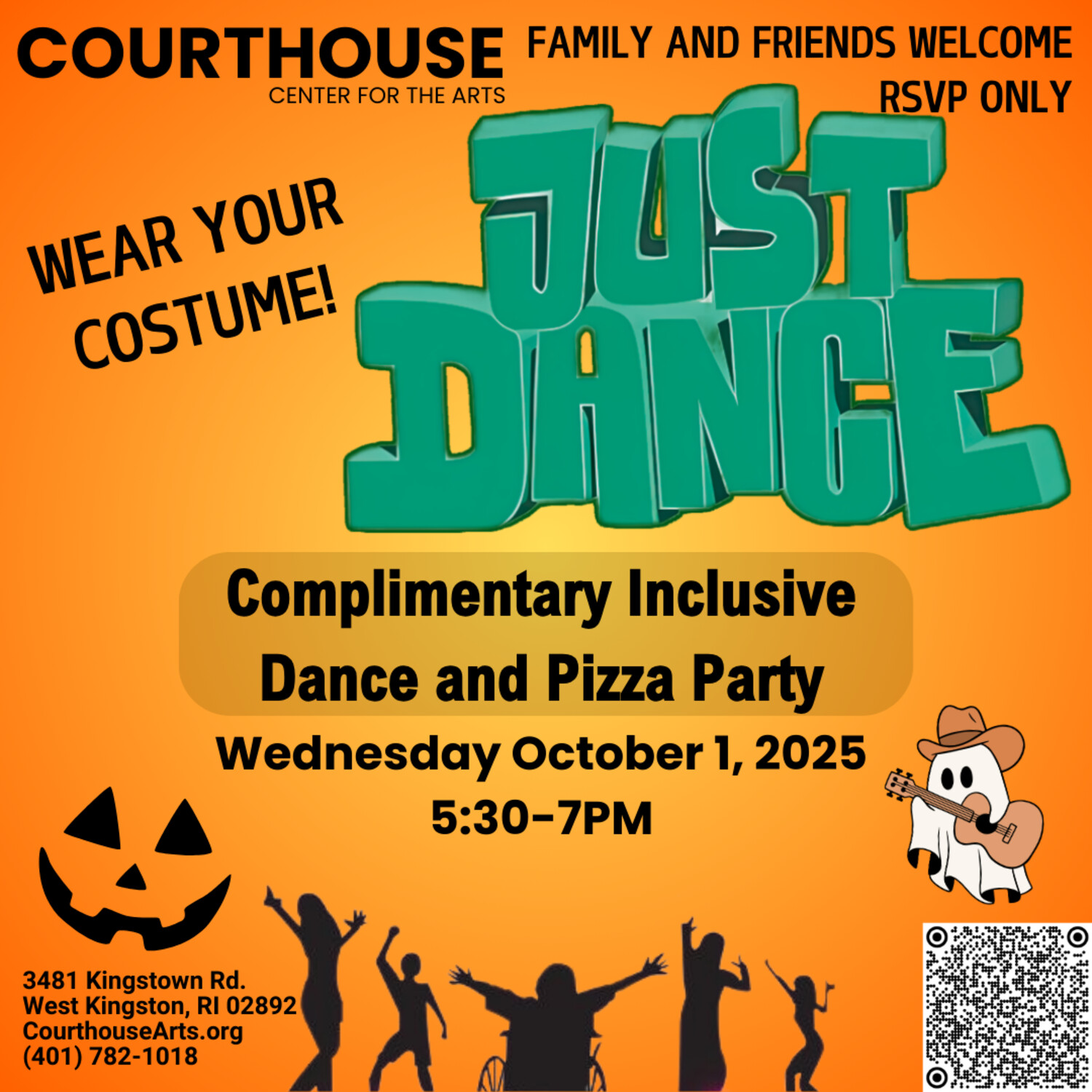 Just Dance - Halloween Inclusion Dance & Pizza Party 10/1 WED 5:30PM ...