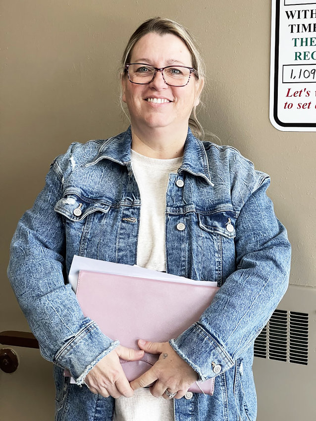 Jessica Amendt visited the Emmet County supervisors to request $1,650 per month, or really any increase from the county budget. The county currently pays $2,000 annually.  Photo by Amy H. Peterson