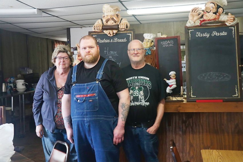 Teressa, Dale and Josh Johanson of Johanson&rsquo;s Caf&eacute; &amp; Pizzeria will join other family members in their new Bancroft operation scheduled for a June 1 opening. The Armstrong caf&eacute; will close at the end of the month.