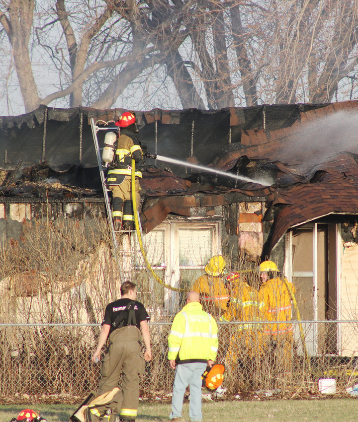 Estherville firefighters responded to a call at the Country View Apartments at 203 South 28th Street Monday evening.