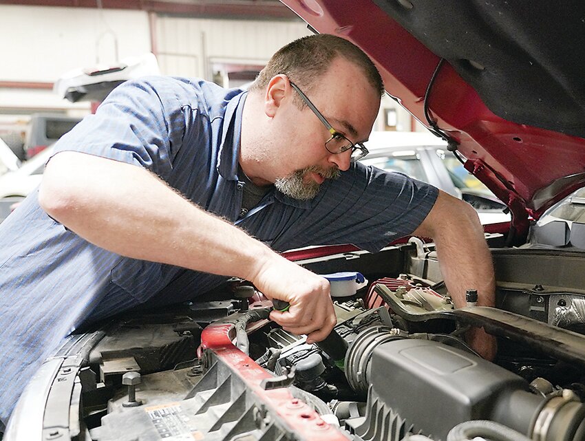 Kendall Watkins, a 2005 graduate of Estherville Lincoln Central, has been employed at Motor Inn in Spirit Lake for 17 years.