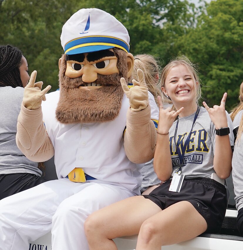 Look for Captain Jack, the mascot for Iowa Lakes Community College, at the Back to School Bash next week at the college campus in Estherville.