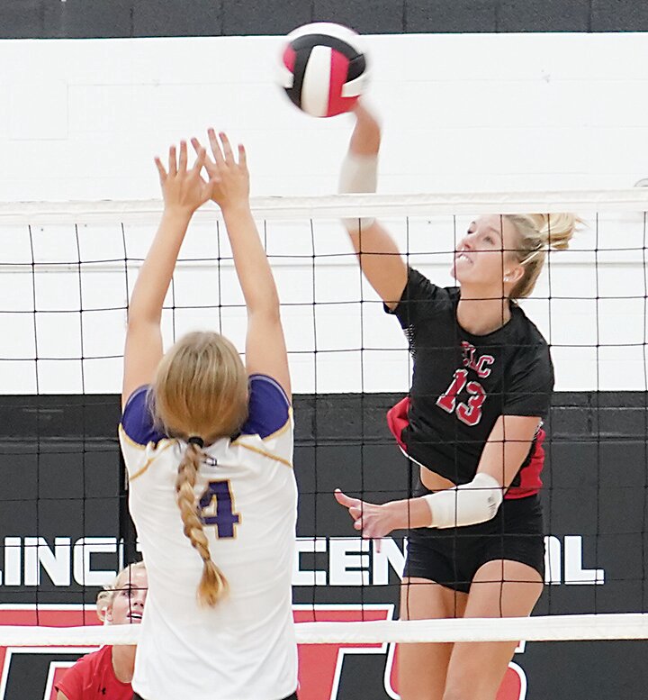 ELC junior Haley Nissen surpassed 500 career kills in her volleyball career in the Midgets&rsquo; match against Spencer last Thursday.