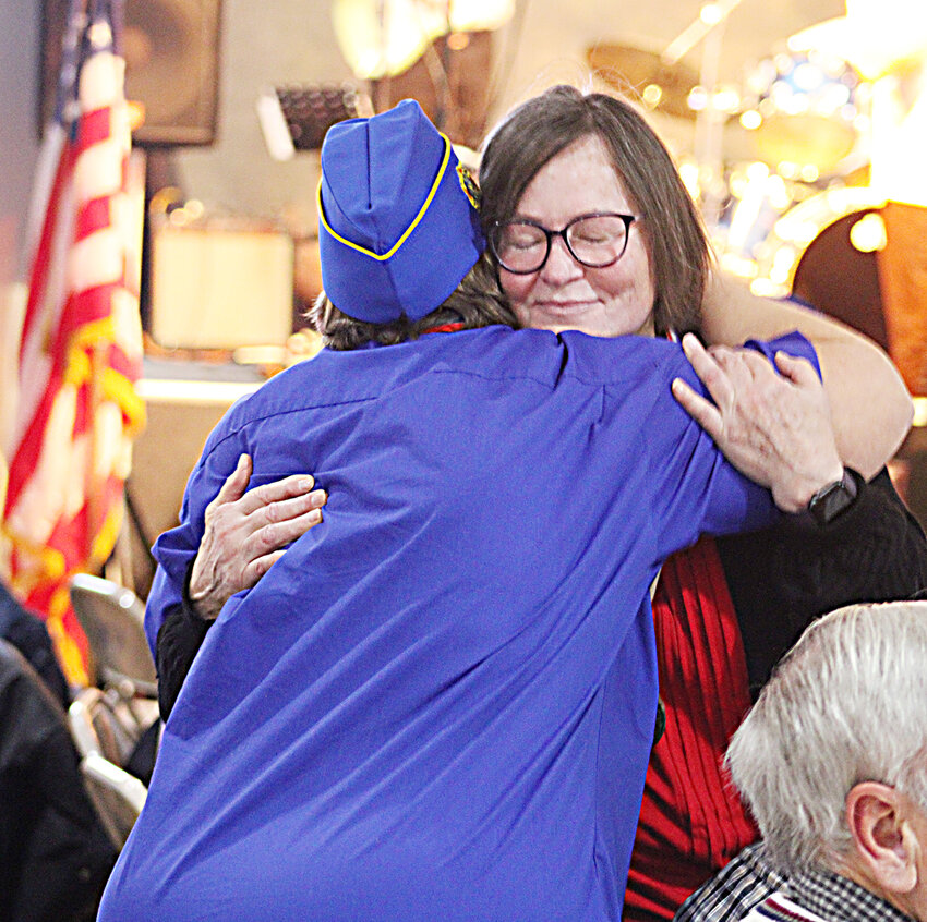 Army Veteran Mary Hood was honored as one of the women veterans in attendance.